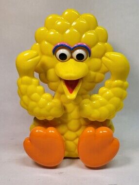 ILLCO Baby Big Bird Musical Toy Peek-a-boo Animated Wind Up Works 90s Vintage